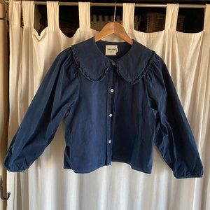 Rudy Jude Pony Blouse Indigo Size Medium